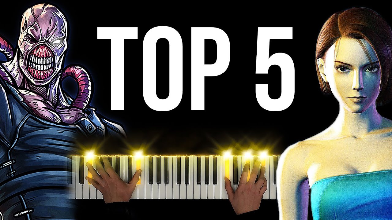Top 5 Resident Evil - Save Room Themes (Piano Version)