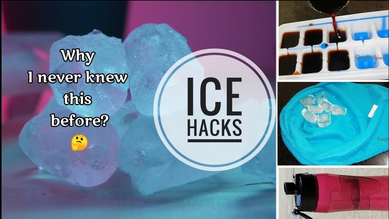 Clever ice cube hacks no one told you before| try at home tricks for everyone| ice hacks