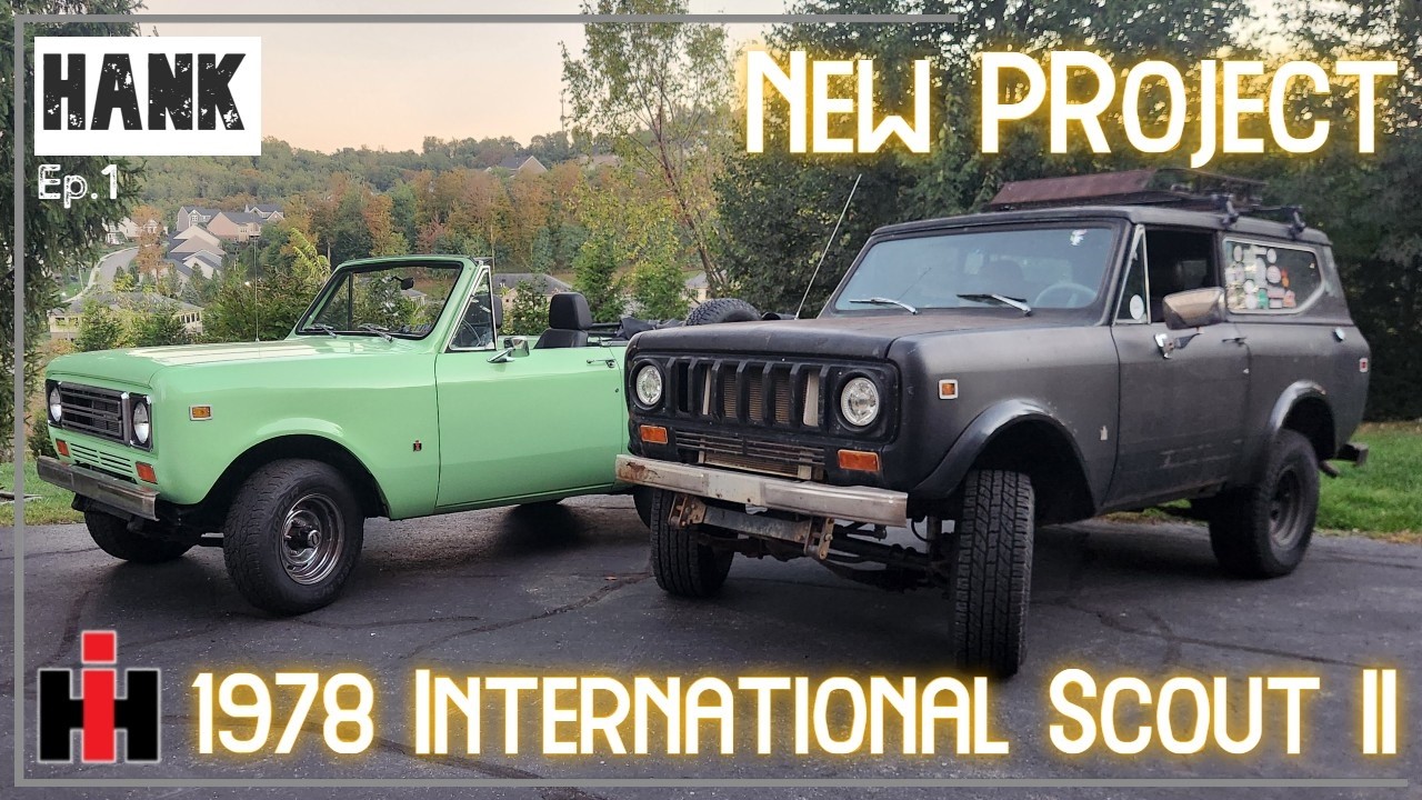 First video on Hank, our new 1978 Scout II. Its a project but that's what I was looking for.