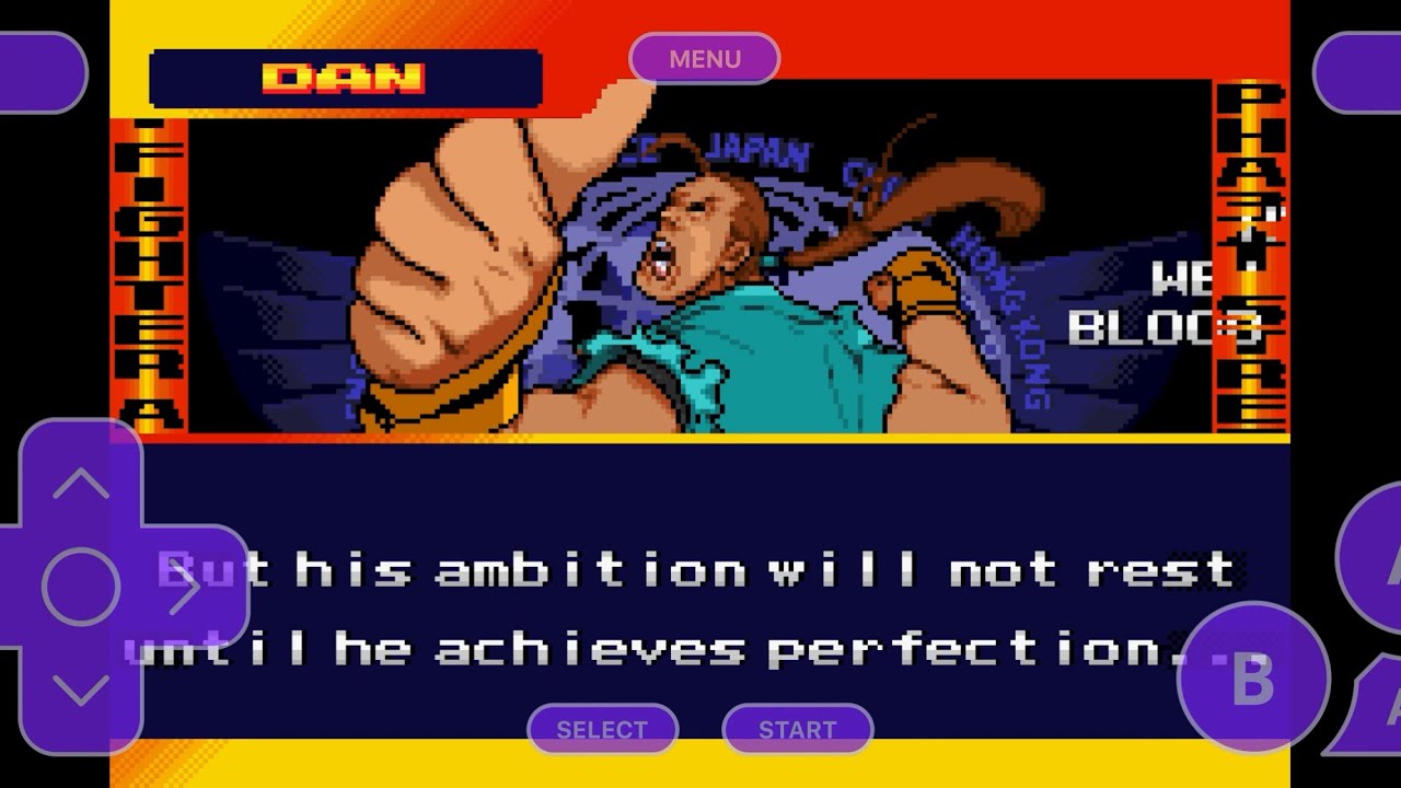 Dan Hibiki-Street Fighter Alpha 3 Gameplay