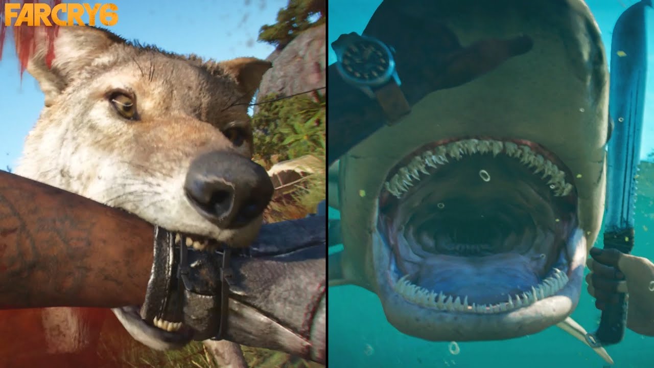 Top 10 BRUTAL Animal Attack Animations In Far Cry 6 (PS5)