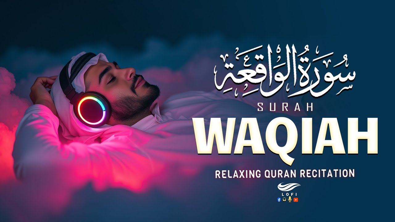 Surah Al Waqiah   سورة الواقعة   Relaxing Recitation for Peace, Serenity & Unwinding