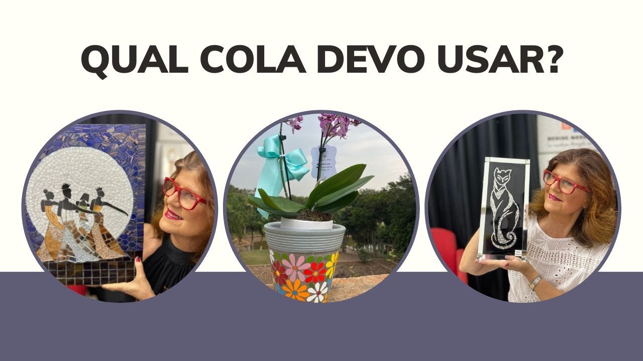 Qual cola devo usar? | Denise Mosaicos