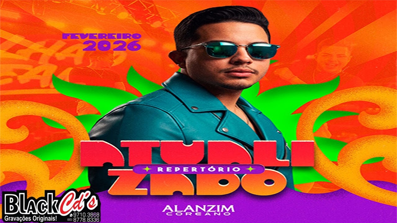 ALANZIM COREANO CD FEVEREIRO 2026 PRA PAREDÃO BLACK CDS WATTS 085 997103868