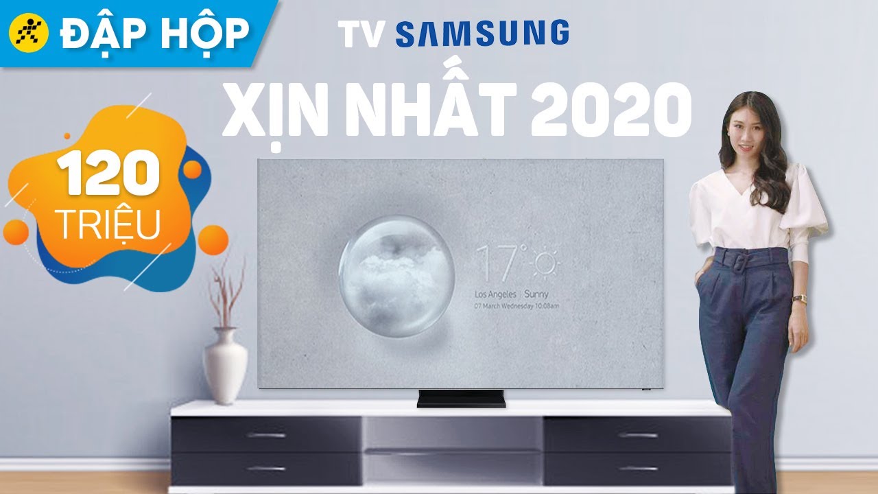 'Đập hộp' TV QLED 8K XỊN nhất 2020 của Samsung: Quá PHÊ! (Q950TS) • Điện máy XANH