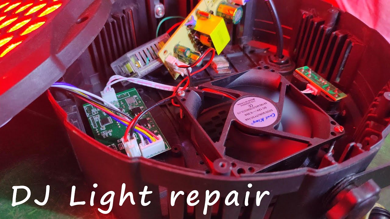 dj par light repairing || how to repair par light power supply ||par light repairing 3 wire module⚡⚡