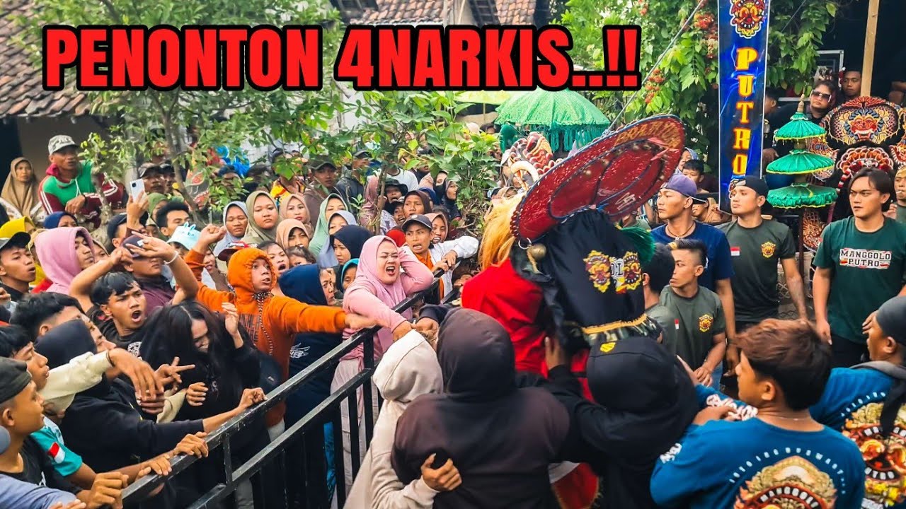 VIRAL❗Penonton ANARKIS Barongan Manggolo Putro Jatikalen Nganjuk