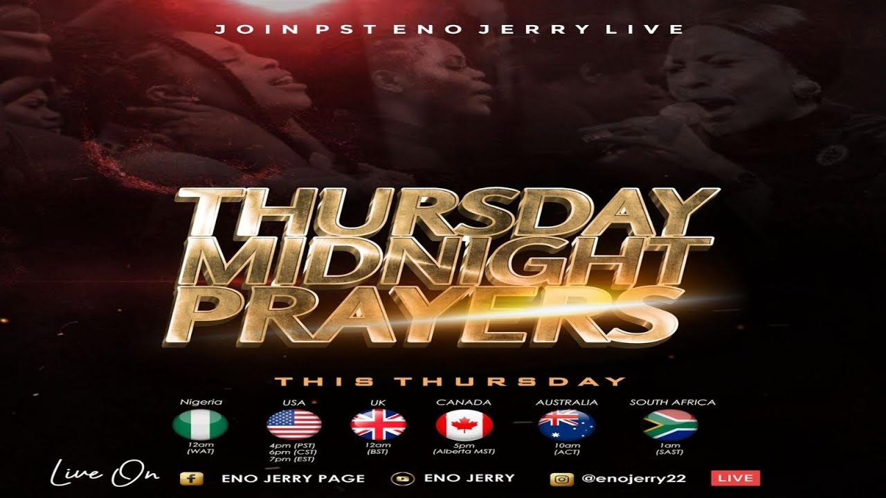 THURSDAY MIDNIGHT PRAYERS || NEW SEASON PRAYER MEETING || 30TH OCT 2025