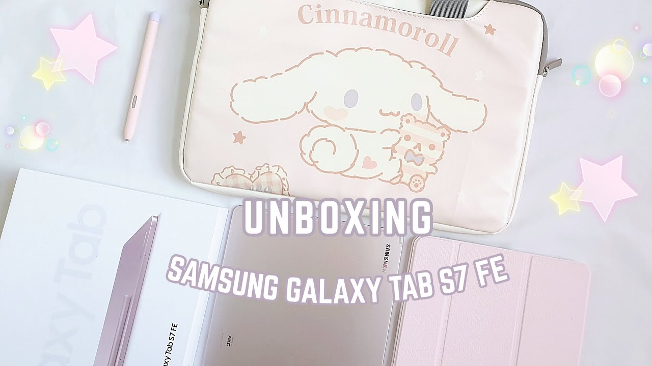 📦 [ UNBOXING ] GALAXY TAB S7 FE (PINK) & ACCESSORIES 💖 ส่วนลดนักศึกษา 15% + NEWMEM ลดเกือบ 4,000 !!