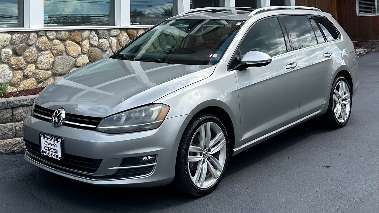 2015 Volkswagen Golf Sportwagen TDI SEL Premium with only 61K miles