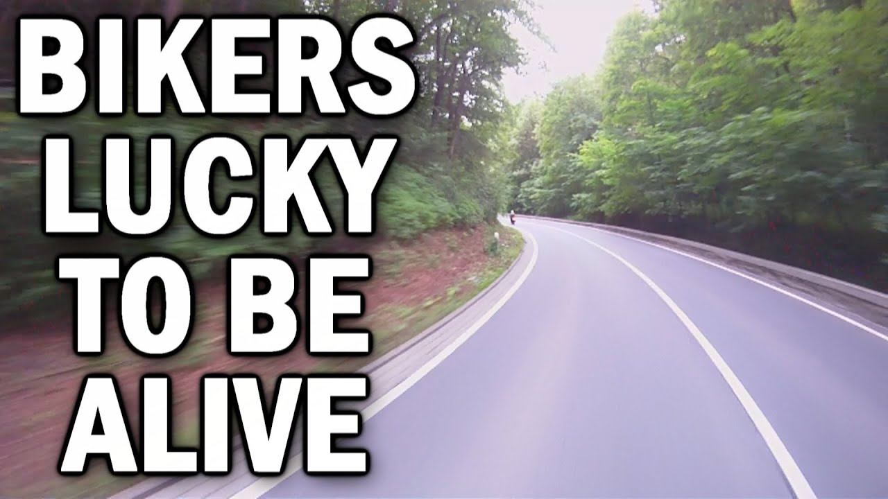 Bikers lucky to be alive