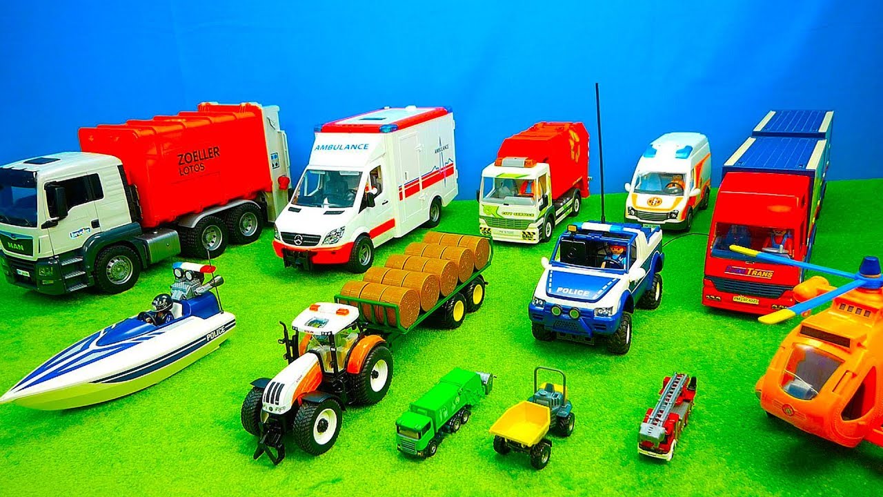 Feuerwehr & Polizei, Müllauto & Mischerauto, Bagger & Laster, Krankenwagen,Traktor & Jeep,(der Film)