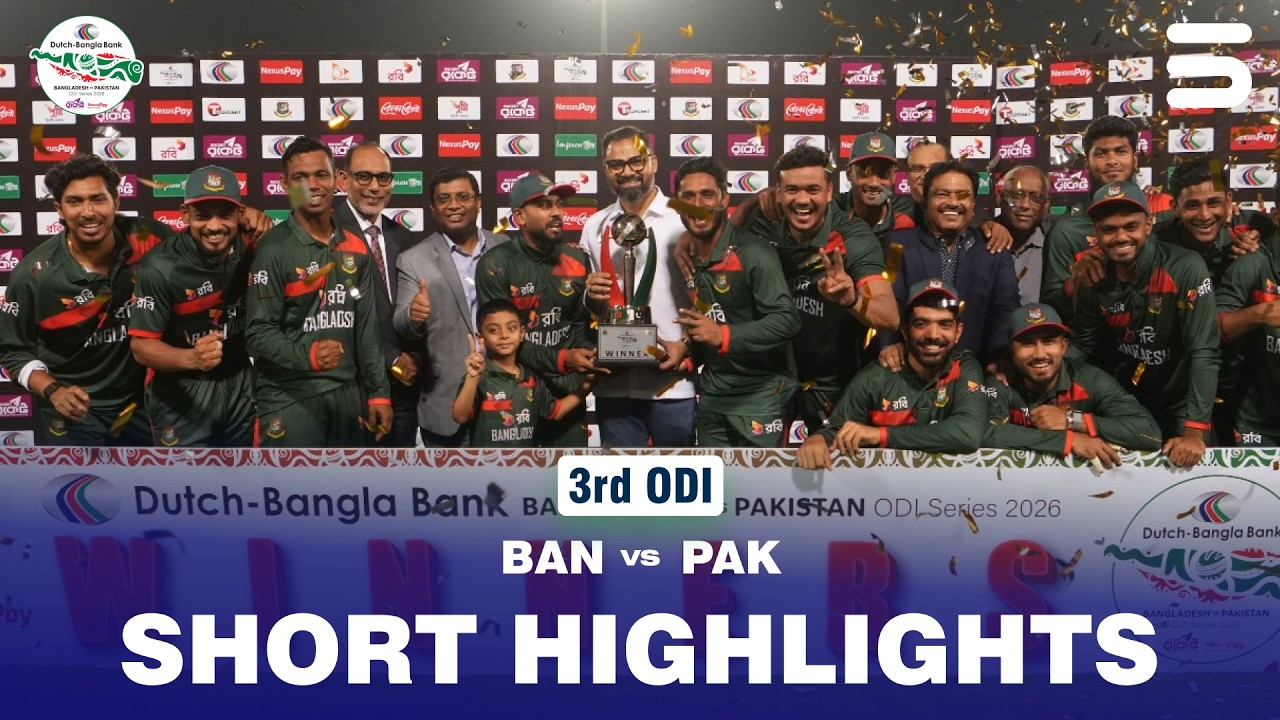 Short Highlights | Bangladesh vs Pakistan | Match 03 | ODI Series 2026 | M9F1K