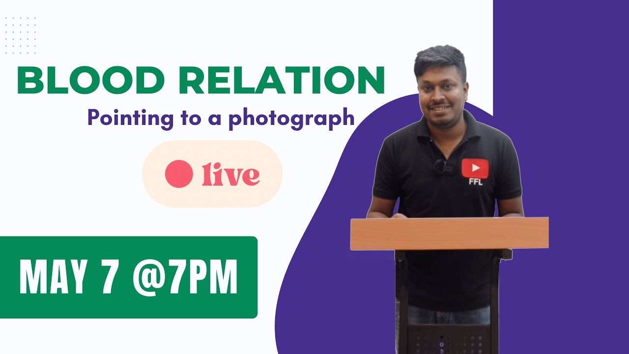 Blood Relation(Pointing to a Person) || For Upcoming Bank Exams