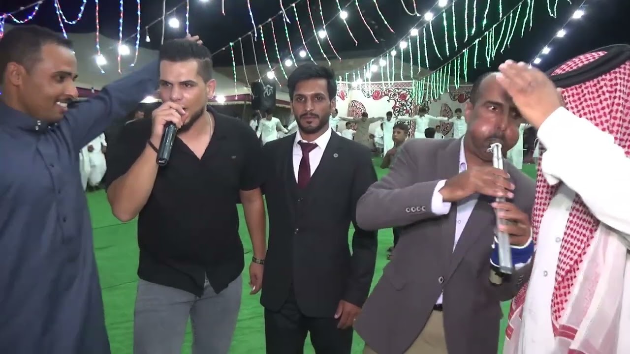 افراح المساعيد حمرا سحيم ١ مع النجم السوري عباده الجميل وفرقته الموسيقيه