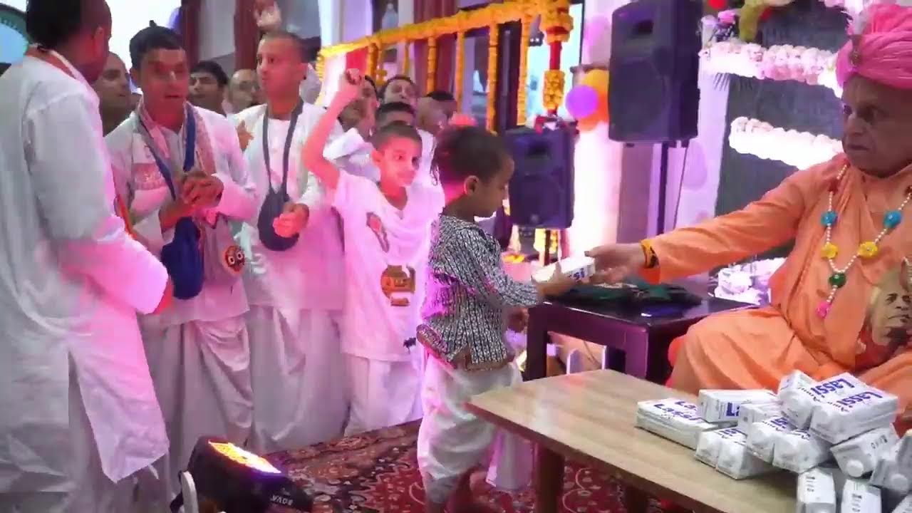 77th श्री व्यास पूजा, glorification, चरण अभिषेक, गुरु पूजा ।। 2nd मई 2023 ।।