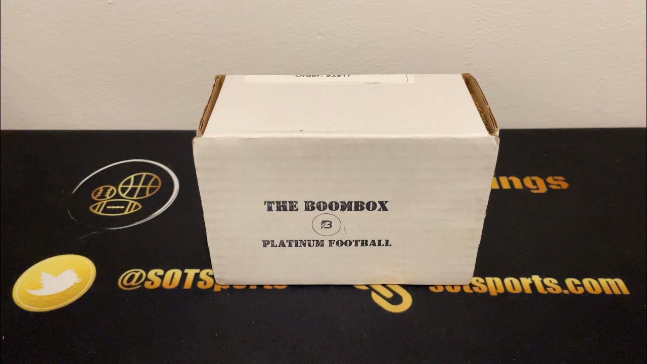 WHAT A BOX! 🔥 - December 2023 Platinum Football Boombox Opening 🏈