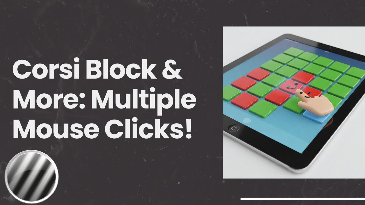 How to Use Multiple Mouse Clicks in One Trial in PsychoPy (Corsi Block Task & More)