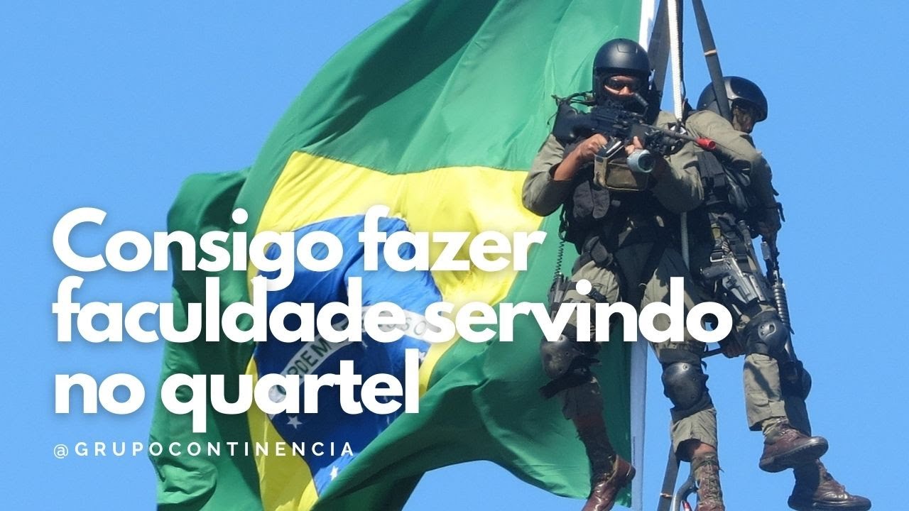 Consigo fazer faculdade servindo no quartel?