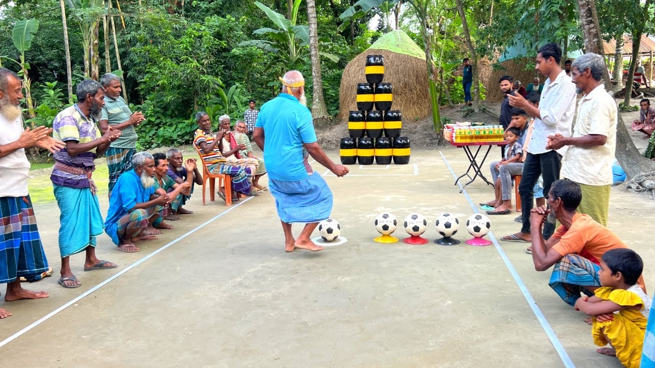 Football Vs. Drum challenge game..⛹️