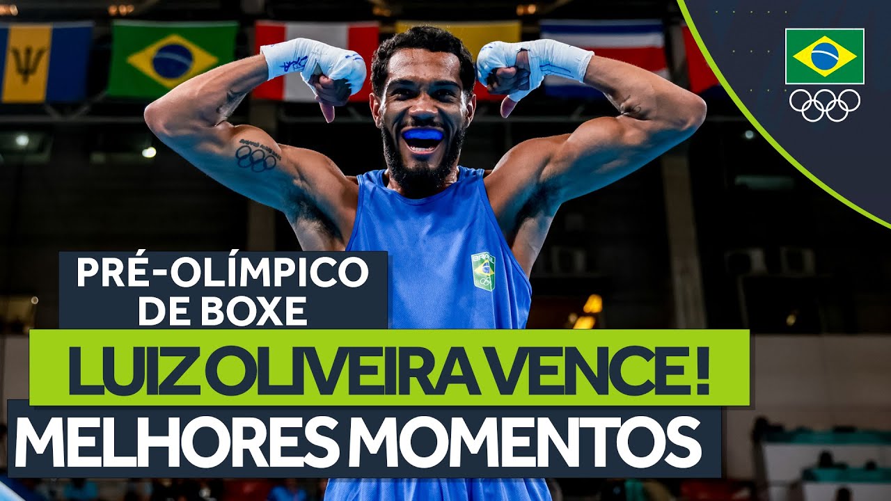 LUIZ OLIVEIRA vence e avança no PRÉ-OLÍMPICO DE BOXE