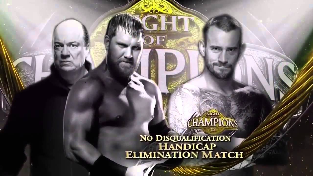 Nigt Of Champions 2013 Full Match Card