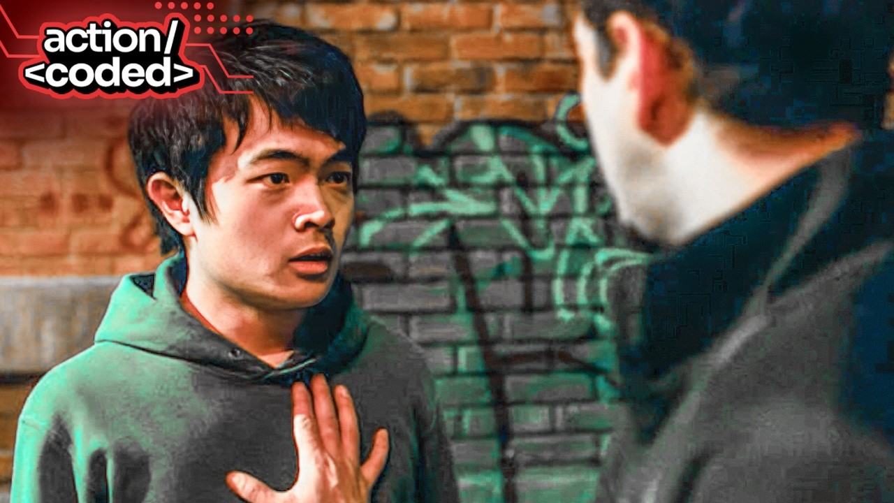 karate kid: legends (2025) - li fong alley fight defending victor