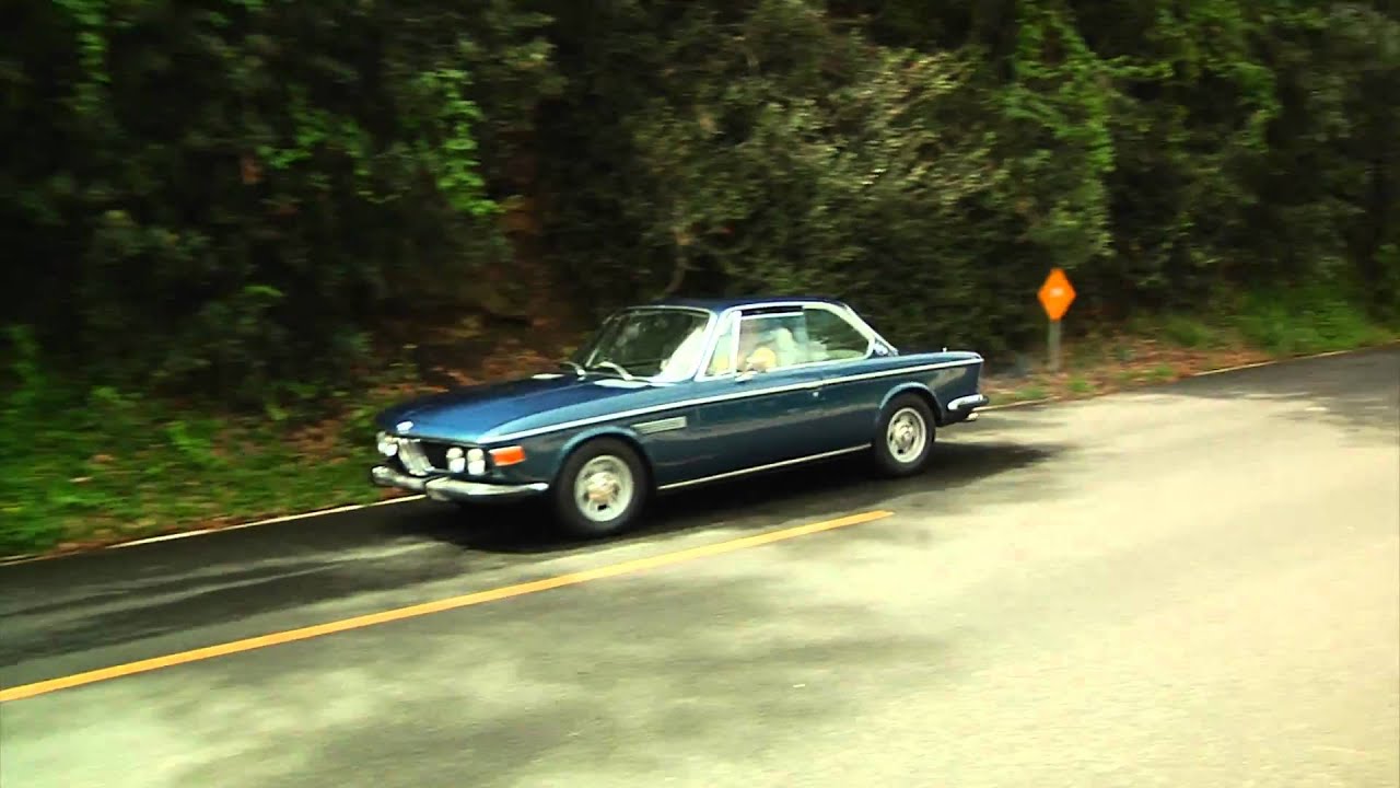 BMW 3.0 CS E9 exhaust sounds, rough cut