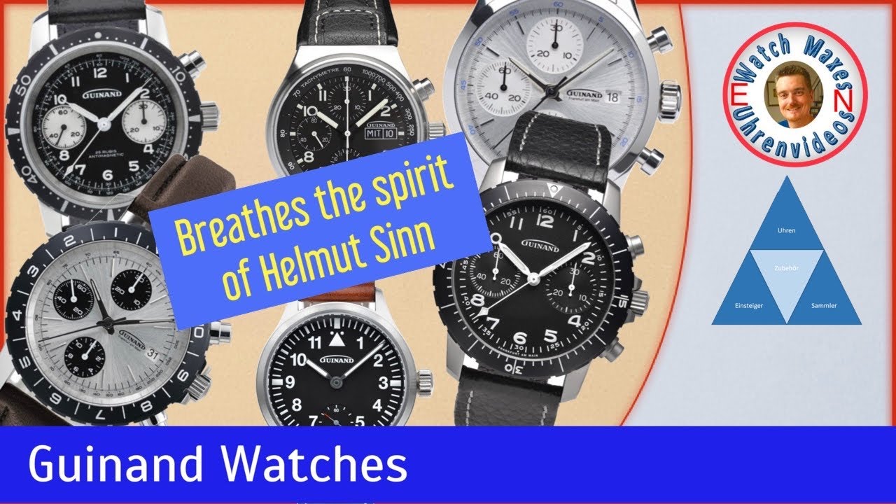 Познакомьтесь с компанией Guinand Watches (наследие Хельмута Синна)