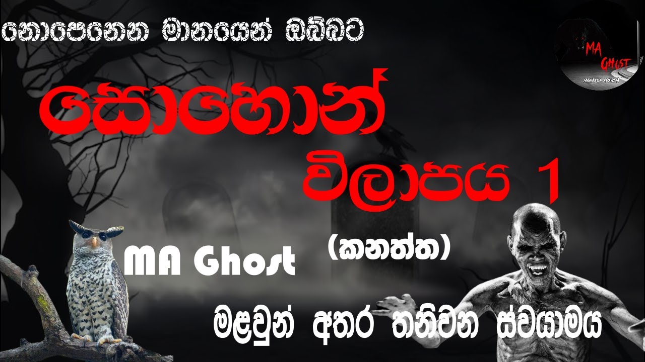 සොහොන් විලාපය  01 | @MAGhost | සත්‍ය හොල්මන් කතාවක් | holman katha | ghost story 70