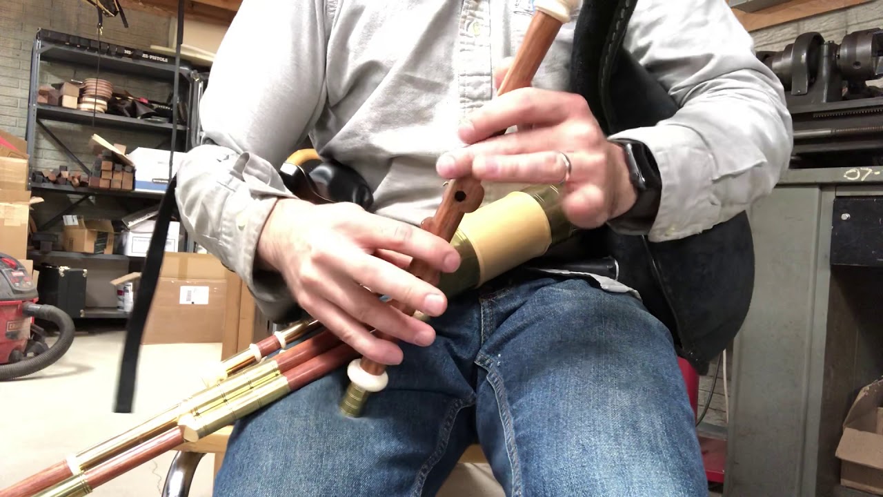 Uilleann Pipes Half Set by Bigley
