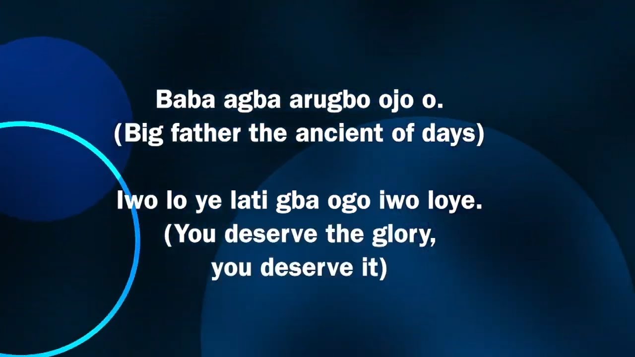 Yoruba Praise and Worship Medley Lyrics Video (with English Translation) O FE MI by Noble Omoniyi