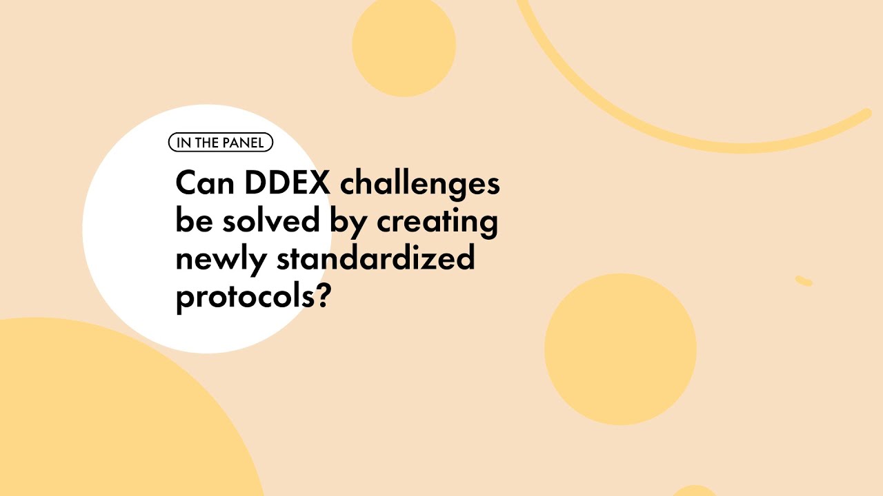 Can DDEX challenges be solved by creating newly standardized protocols?