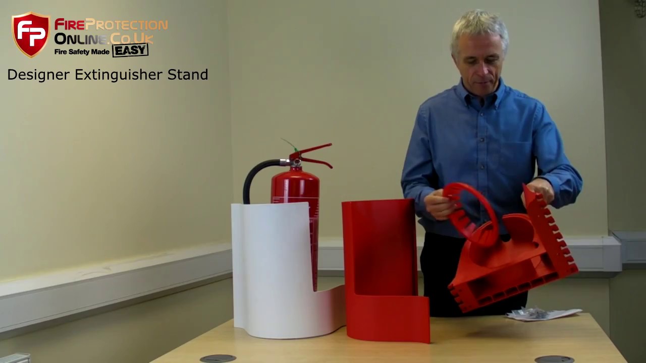 Designer Extinguisher Stand | Stylish Fire Safety