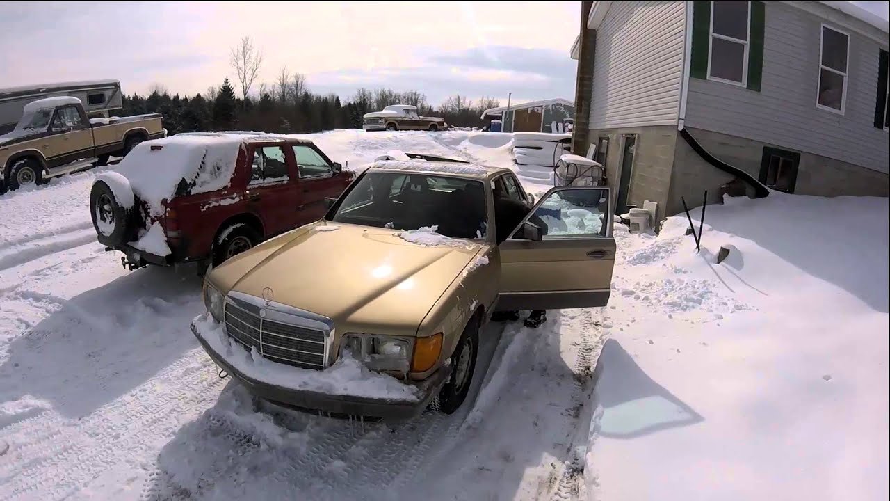 Ford 6.9 and Mercedes 300SD Diesel Cold Starts