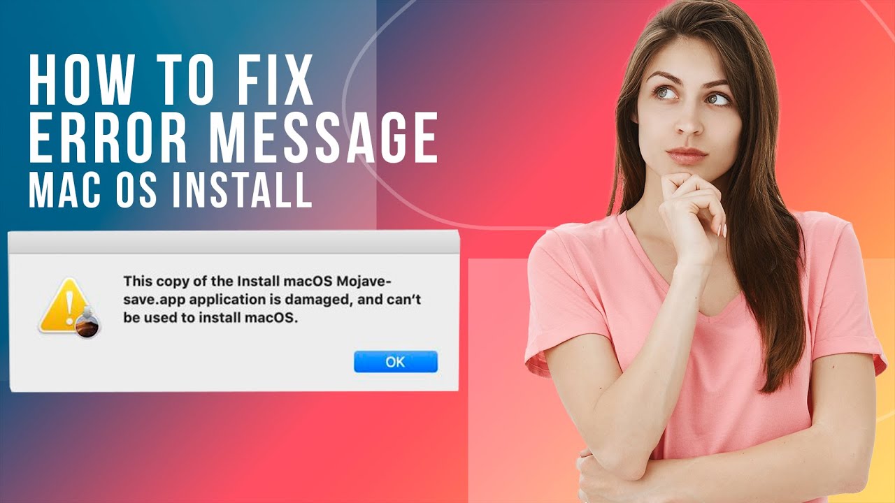 How to Fix macOS application is damaged and can’t be used to install