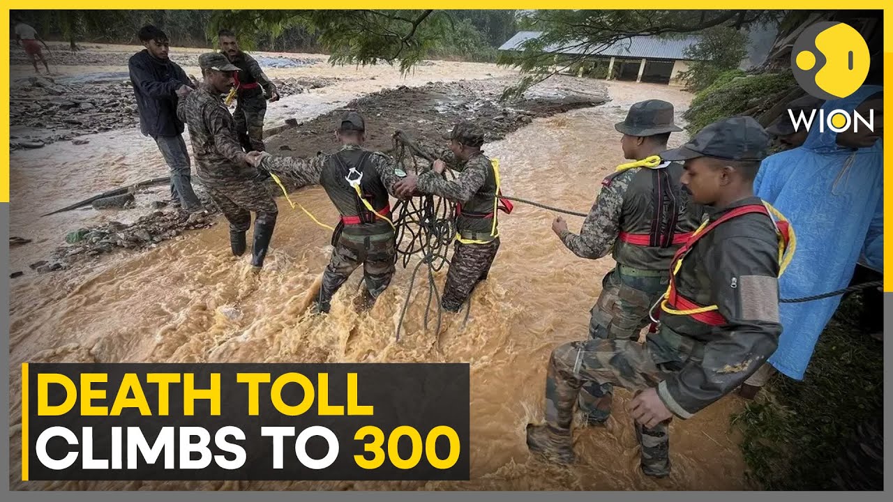 Wayanad landslides: Over 300 killed, more than 200 others injured | India News | WION