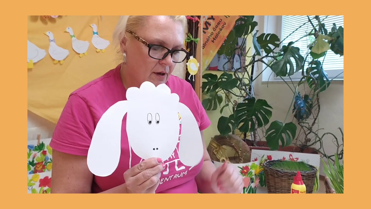 Velikonoční ovečka z papíru 🐑