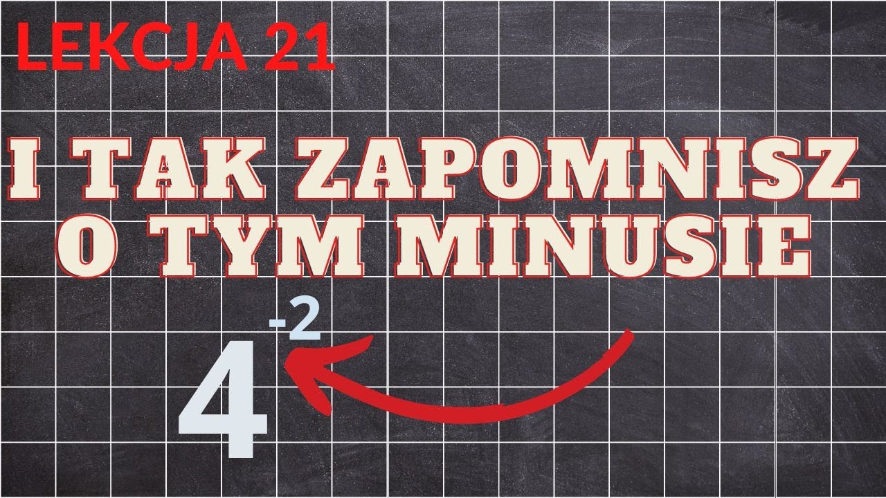 Potęga o wykładniku całkowitym ujemnym ZADANKA LEKCJE Z FSOREM #21