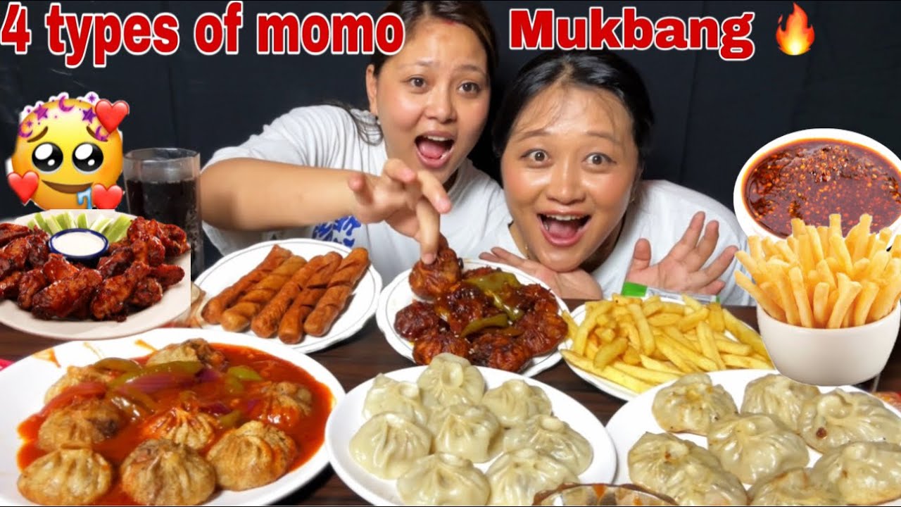 Momo Mukbang with Nanda Bhauju After long Time❣️|| 4 Different Flavors❣️