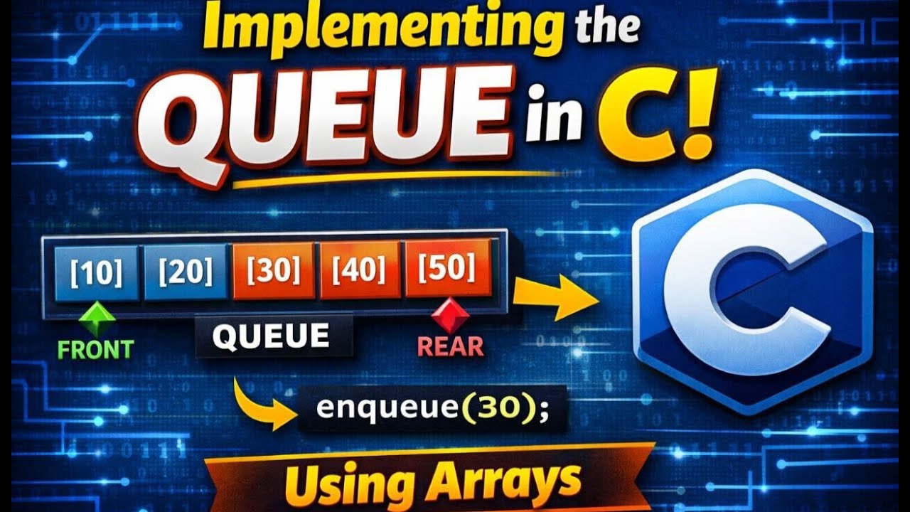queue implementation in c (using array)