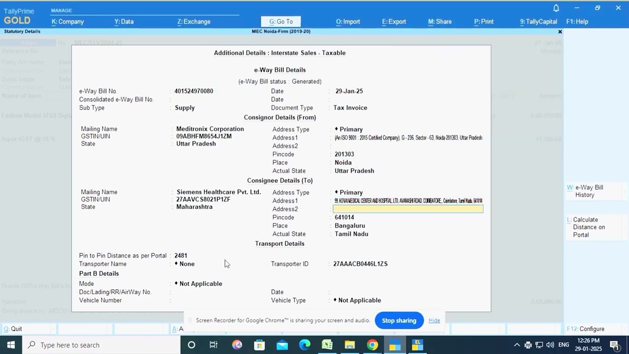 Tally prime me E-Invoice or E-Way bill ko sahi tarike se kaise cancel kare | Step - by - Guide