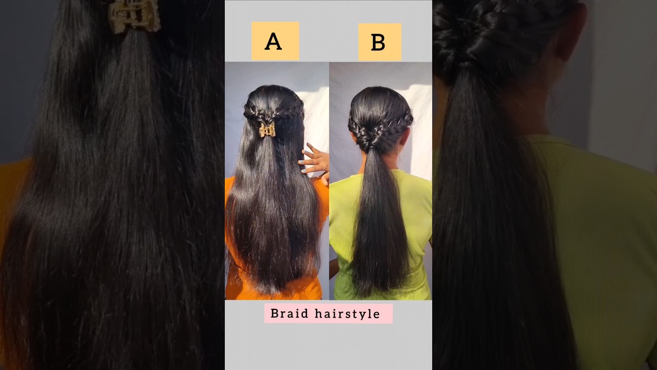 which one is the best hairstyle? comment 😍/#hairstyle #hair #hairtutorial #viral #braids #shorts