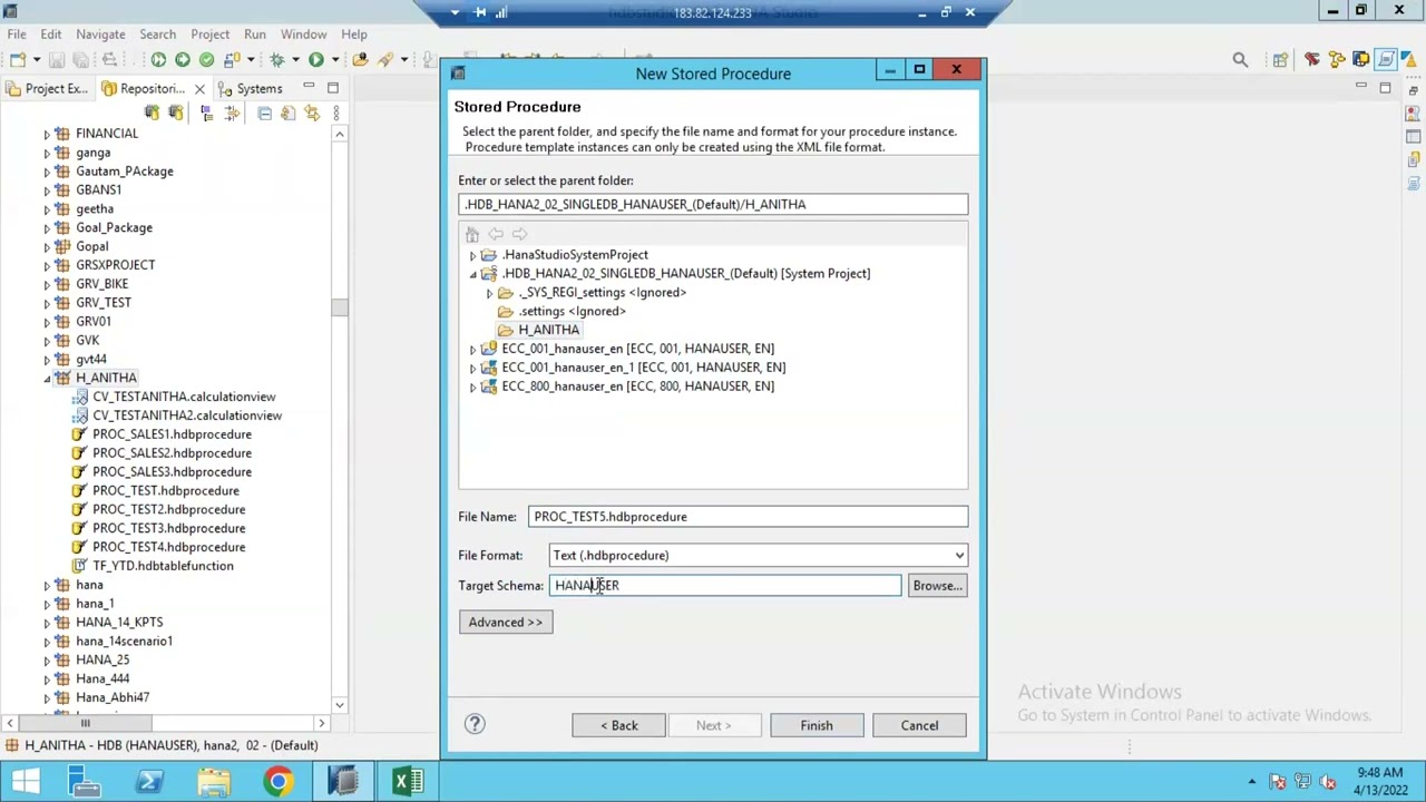 10. Using For Loop in a Native HANA Procedure
