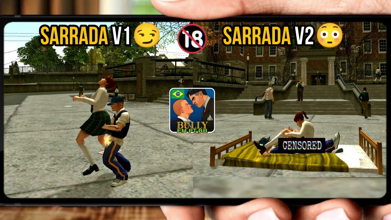 SAIU MOD DA SARRADA☕🔞PARA BULLY ANDROID!! (Atualiza&ccedil;&atilde;o+Gameplay)