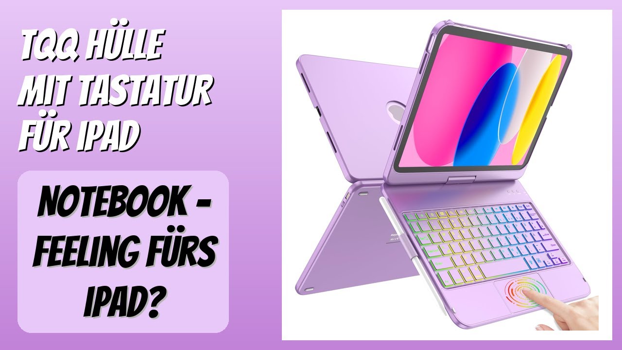 BEWERTUNG (2025): TQQ Hülle mit Tastatur für iPad. Infos