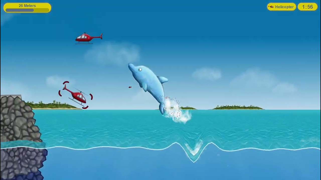 Tasty Blue tale of a dolphin gameplay