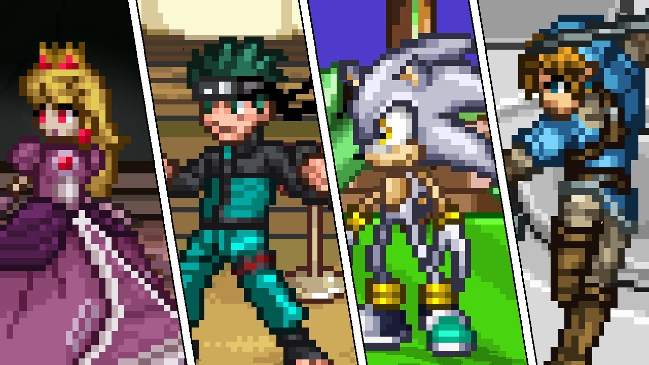 Все отсылки к костюмам / происхождение в Super Smash Flash 2