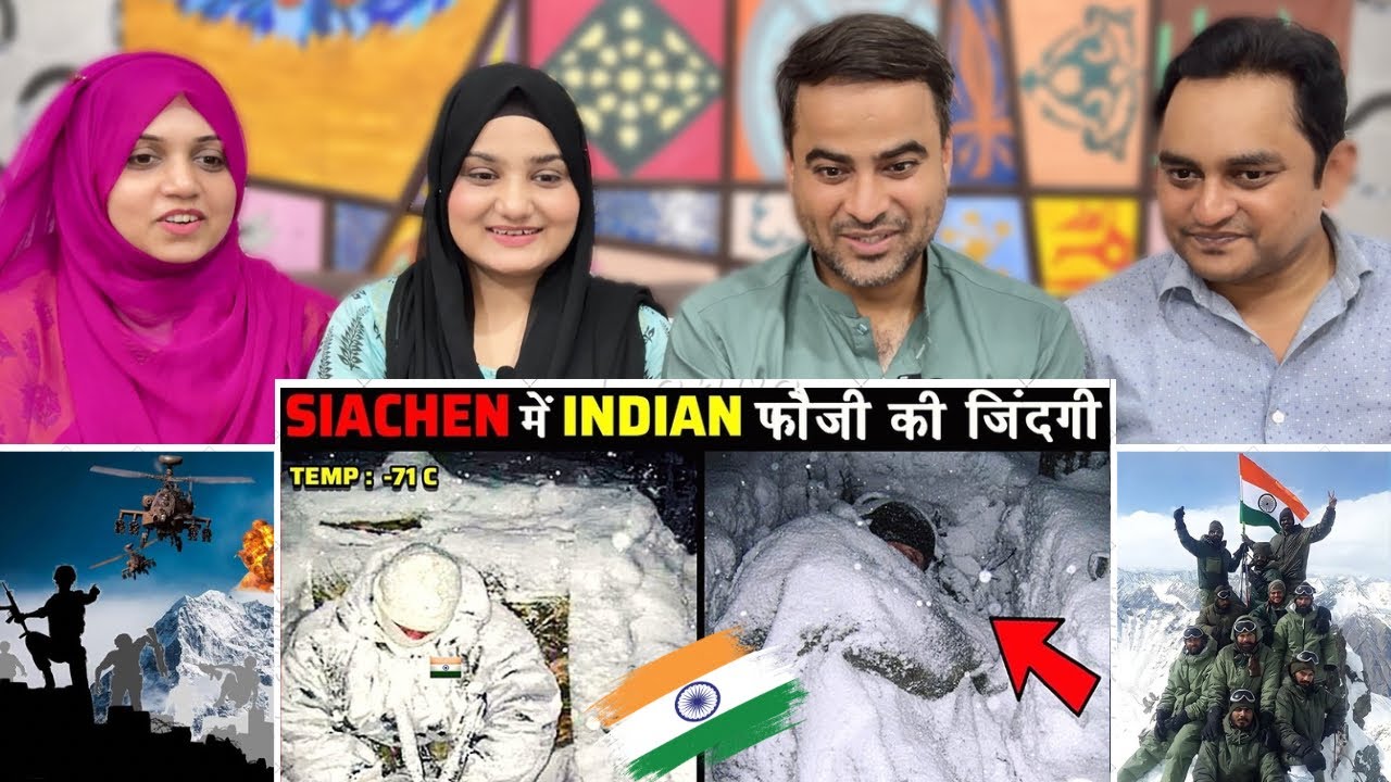 SIACHEN में INDIAN फौजी कैसे रहतें है? | Indian Army Life In Siachen Glaciers | Reaction!!