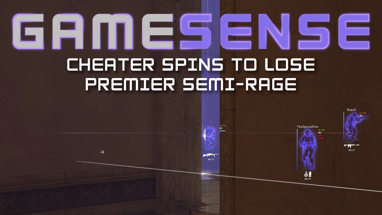 Cs2 Cheater Spins to Lose | Premier Semi-Rage Ft. GameSense.pub
